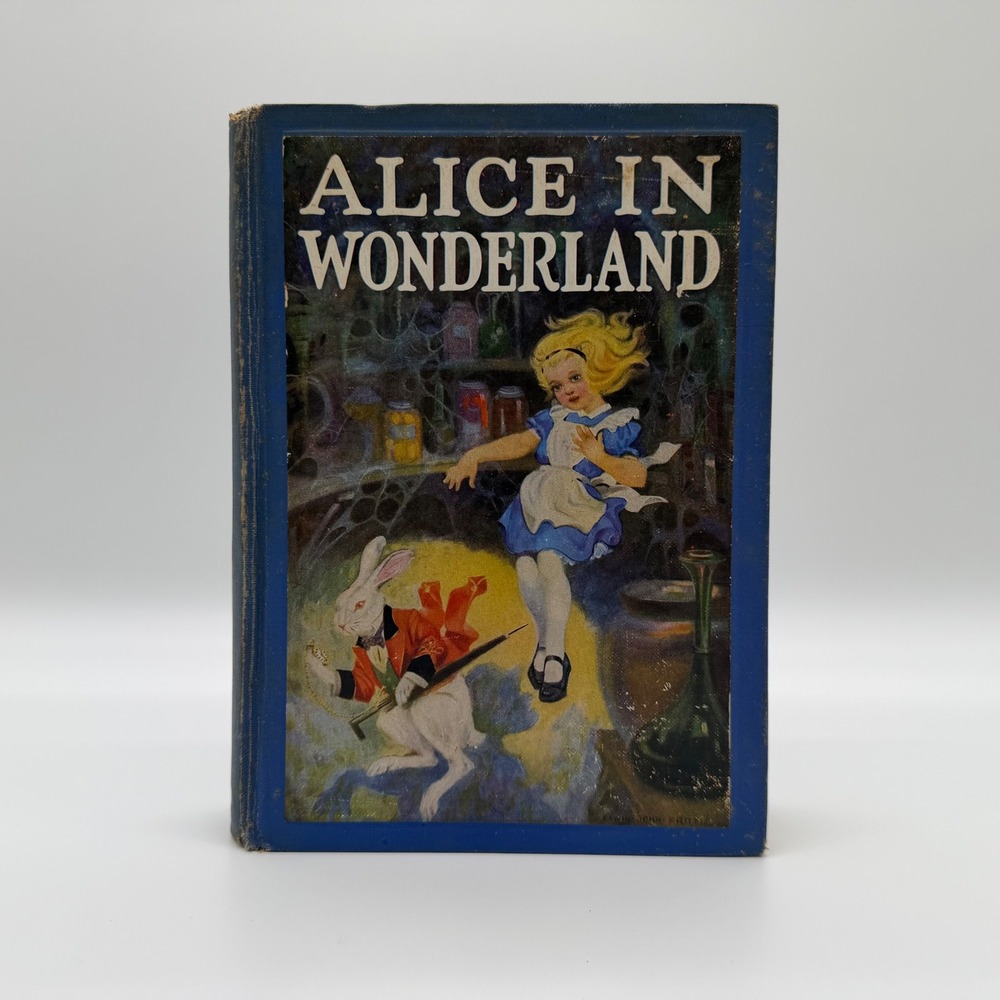Alice in Wonderland Through the Looking Glass 1923 John C Winston Co Hardcover